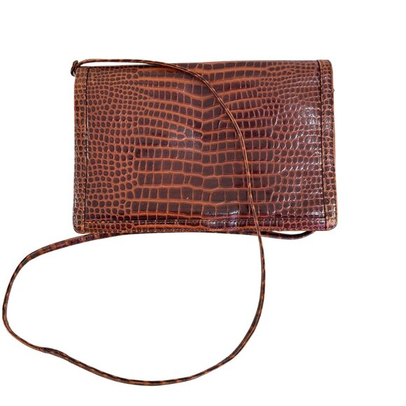 Jay Herbert Handbags - Vintage Jay Herbert New York Brown Leather Handbag/Crossbody Bag Size S